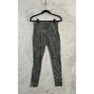 PrAna Camouflage Leggings Size Small Pockets Camo Activewear Full Length Gym